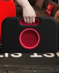 Black Series Light Up Bean Bag Toss Outdoor Game Set with Boards