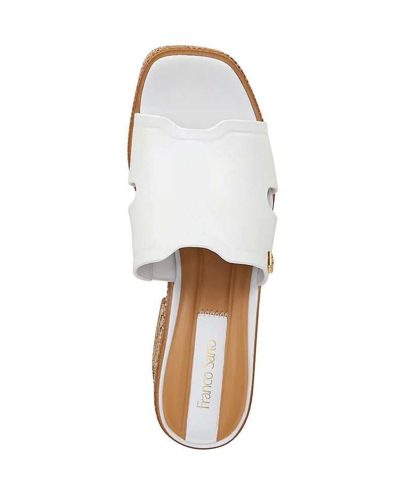 Franco Sarto Women's Florence Block Heel Slide Sandals