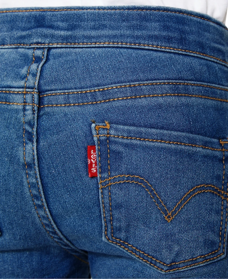 Levi's Toddler Girls Adjustable Waistband Stretch Denim Jeggings