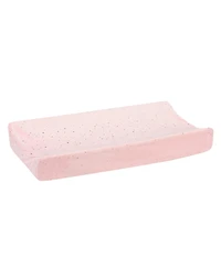 Lambs & Ivy Ballerina Baby Pink/Gold Stars Soft Changing Pad Cover