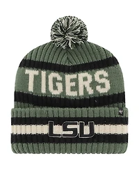 Men's '47 Brand Green Lsu Tigers Oht Military-Inspired Appreciation Bering Cuffed Knit Hat with Pom