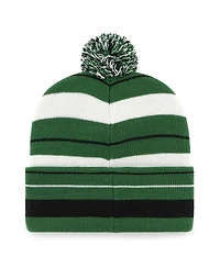 Men's '47 Brand Green New York Jets Powerline Cuffed Knit Hat with Pom