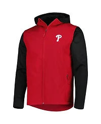 Men's Dunbrooke Red, Black Philadelphia Phillies Alpha Full-Zip Jacket