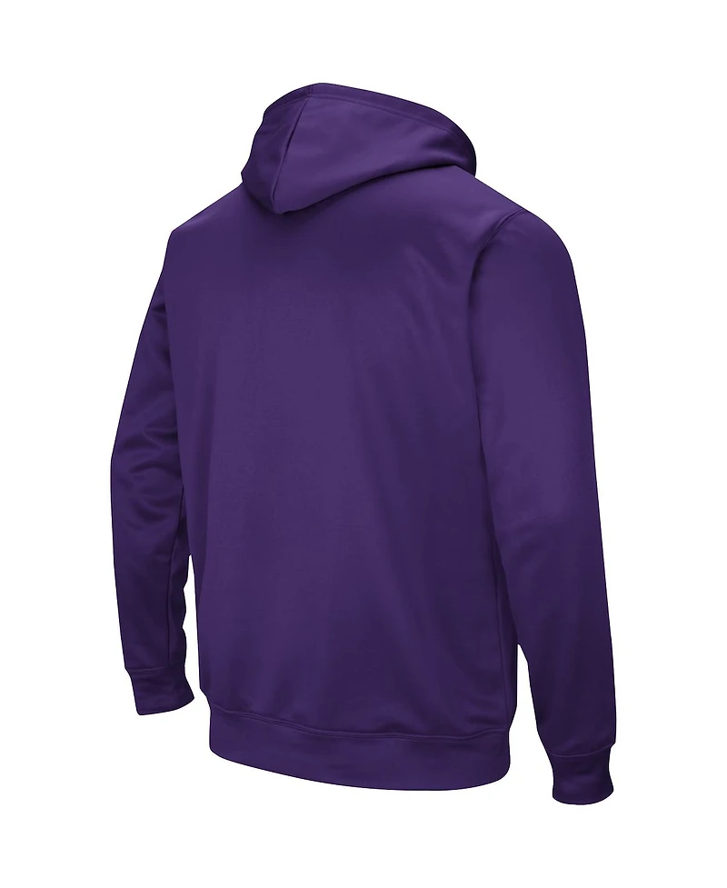 Big Boys Colosseum Purple Washington Huskies Logo Pullover Hoodie