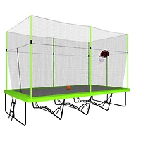 Streamdale 10ft x 17ft Rectangular Trampoline with Powder-Coated Steel