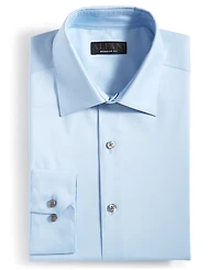 Alfani Men's Regular-Fit Temperature Regulating Solid Dress Shirt