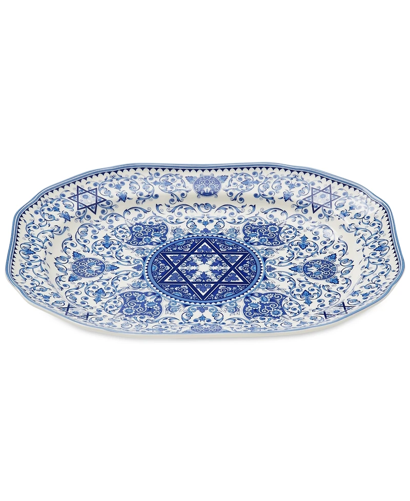 Spode Hanukkah Oval Platter