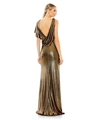 Women's Ienna Asymmetrical Draped Trumpet Gown