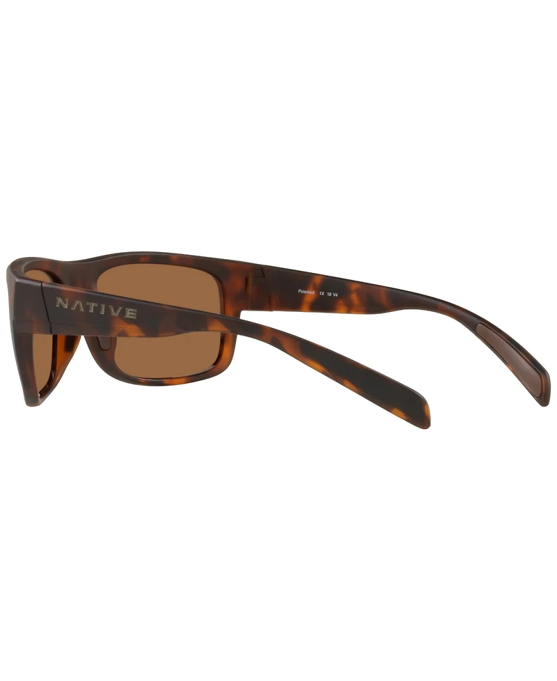 Native Eyewear Men's Ashdown Polarized Sunglasses, Mirror Polar XD9003