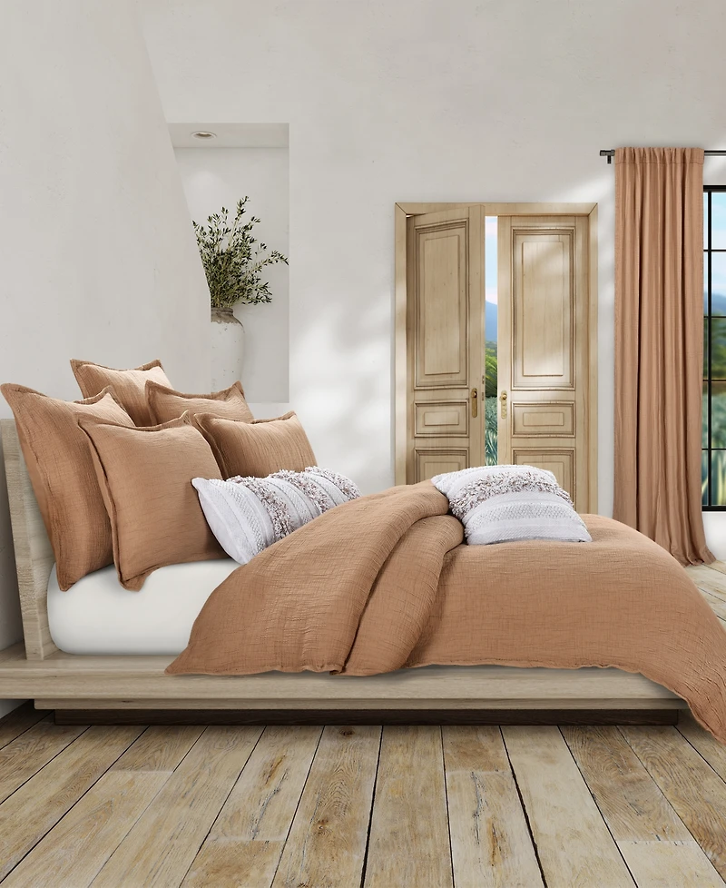 White Sand South Seas Cotton Duvet Cover, King/California King