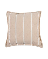 White Sand Playa Square Decorative Pillow Cover, 20" x 20"