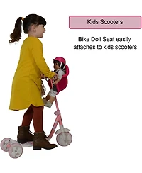 The New York Doll Collection Doll Bike Seat Carrier for Baby Dolls & 18 Inch Dolls