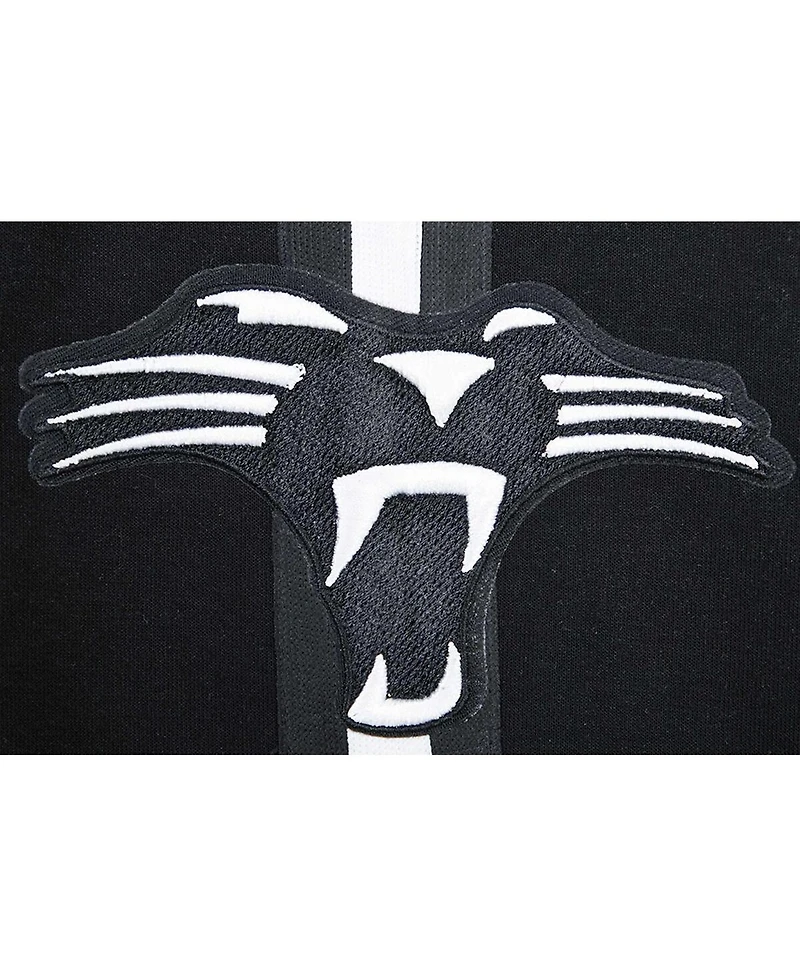 Men's Pro Standard Black Carolina Panthers Classic Chenille Shorts