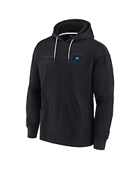 Men's and Women's Fanatics Signature Black Charlotte Fc Super Soft Fleece Pullover Hoodie