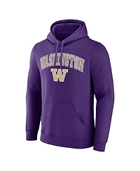 Men's Fanatics Purple Washington Huskies Campus Pullover Hoodie