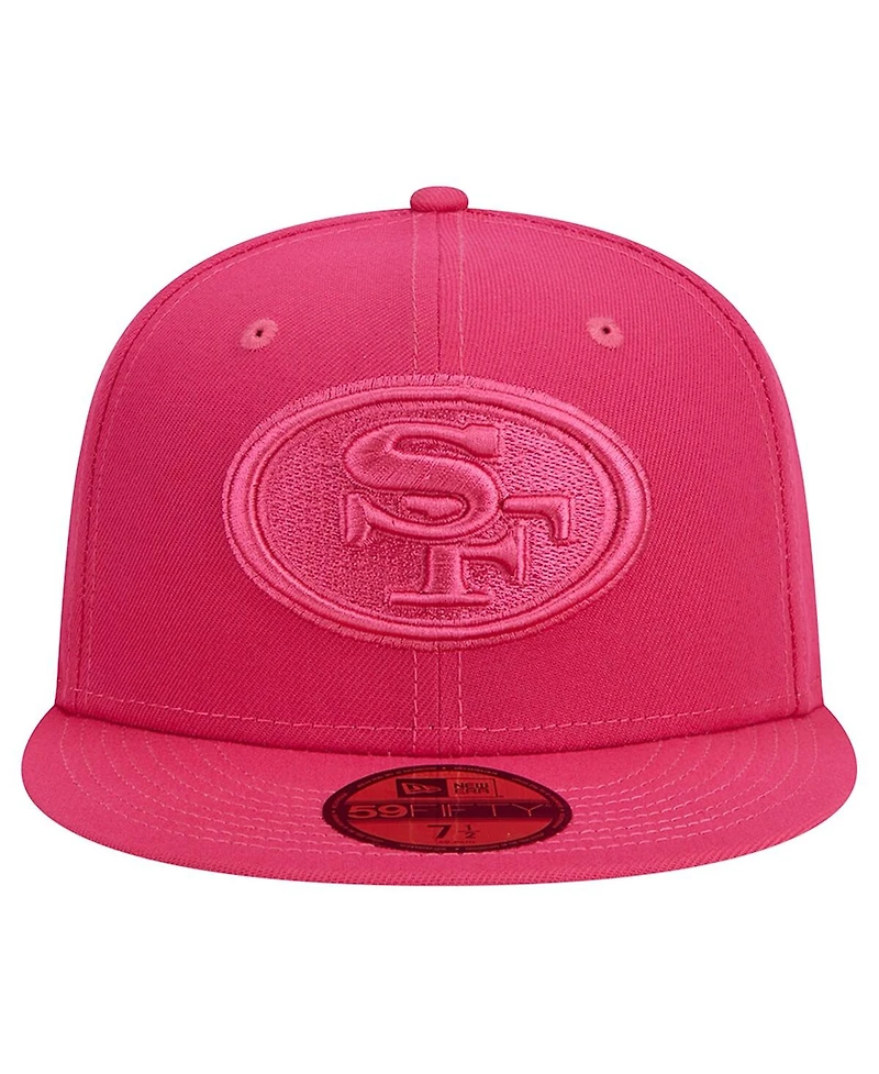 Men's New Era Pink San Francisco 49ers Color Pack 59FIFTY Fitted Hat