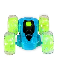 Contixo Remote Control Car SC3 -Stunt Car Toy, 4WD Double Sided 360° Rotating Rc -Blue