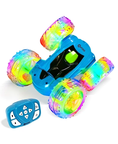 Contixo Remote Control Car SC3 -Stunt Car Toy, 4WD Double Sided 360° Rotating Rc -Blue