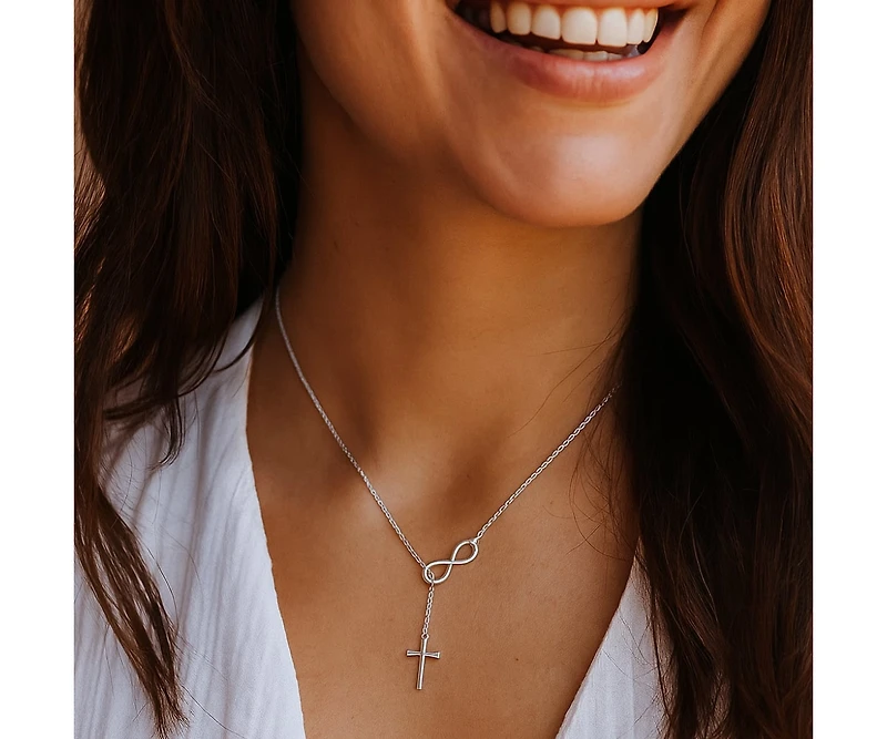 Infinity Cross Necklace