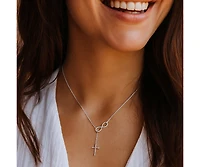 Infinity Cross Necklace