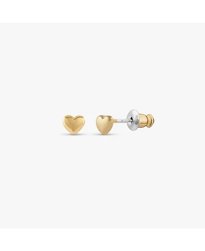 Mini Puffed Heart Stud Earrings