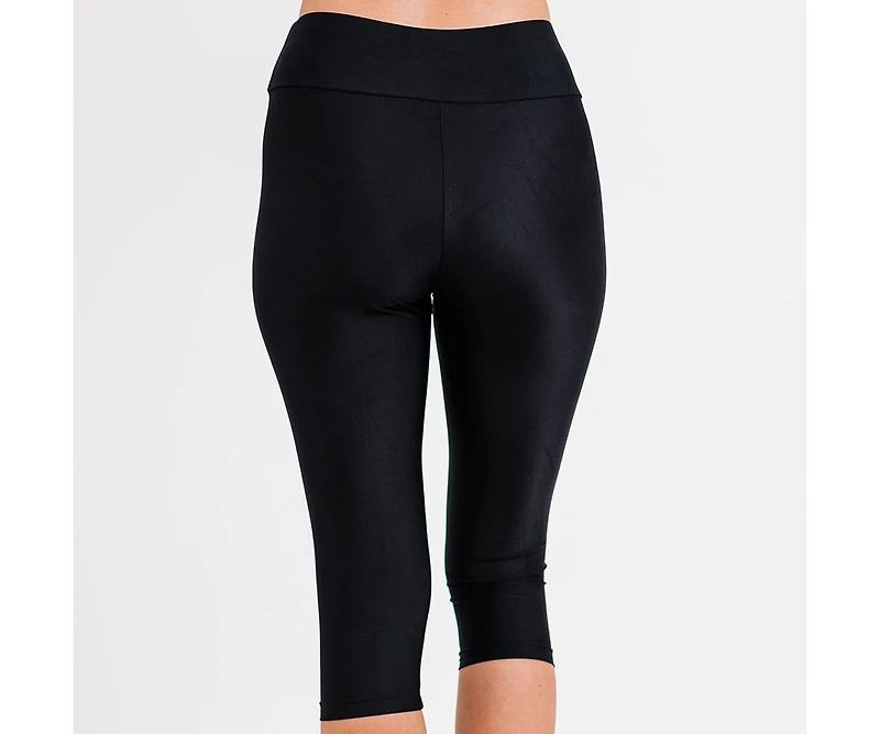 Calypsa Women's Capri Swim Leggings