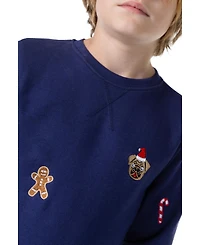 OppoSuits Toddler and Little Boys X-Mas Icons Fleece Sweater