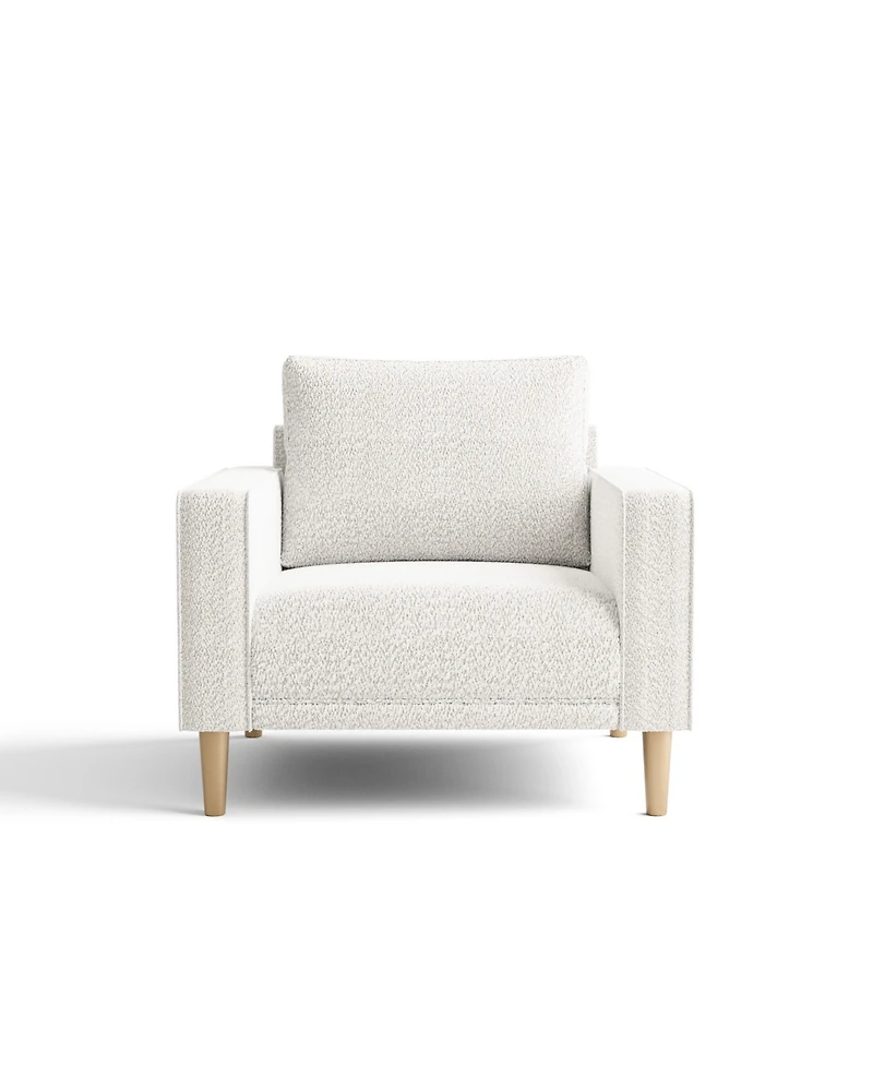 Aurelia 39" Boucle Fabric Accent Arm Chair