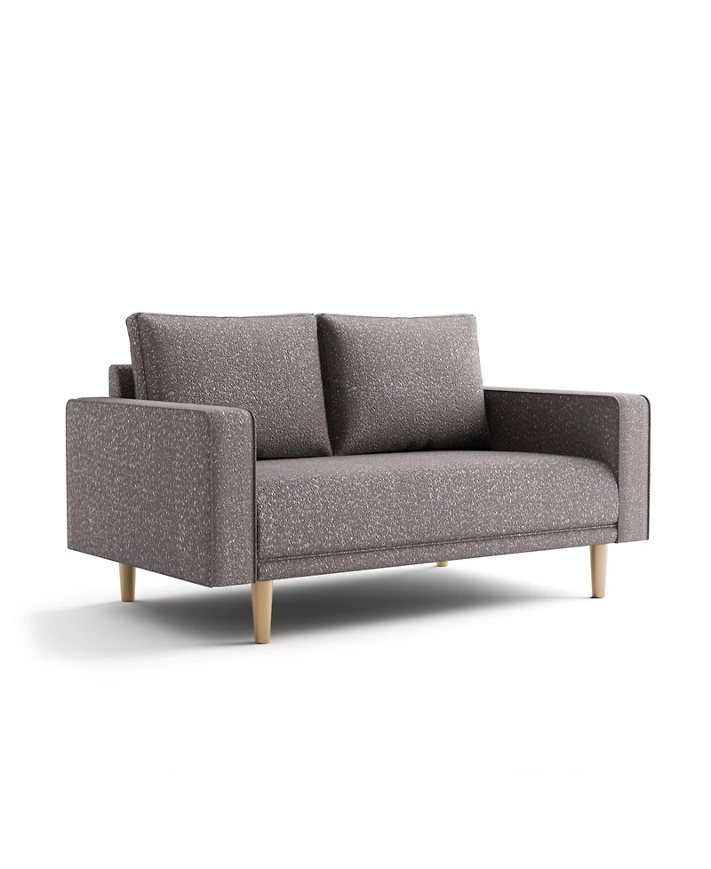 Aurelia 63" Boucle Fabric Loveseat