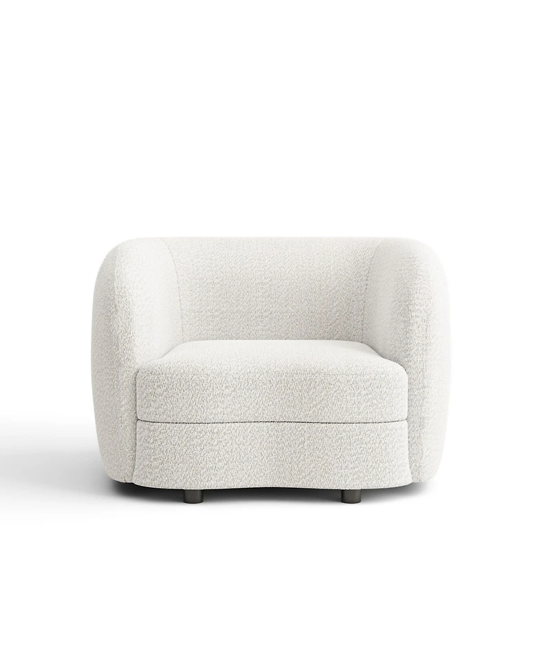 Isabella 43" Boucle Fabric Club Chair