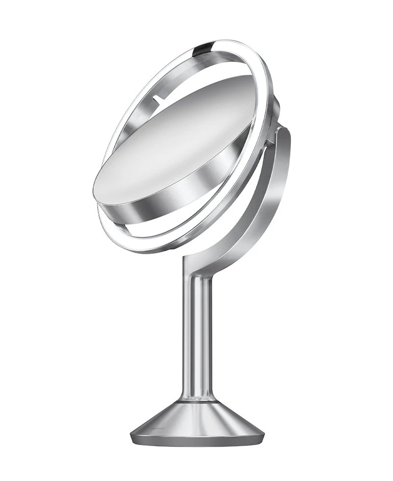 simplehuman 8" Sensor Makeup Mirror, Trio Magnification and Adjustable Brightness