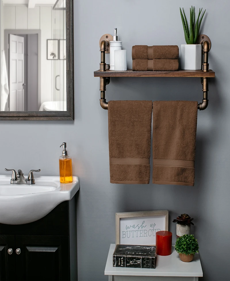 Superior 100% Egyptian Cotton 4-Piece Hand Towel Set