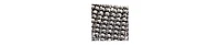 Sohi Women's Silver Metallic Wave Necklace