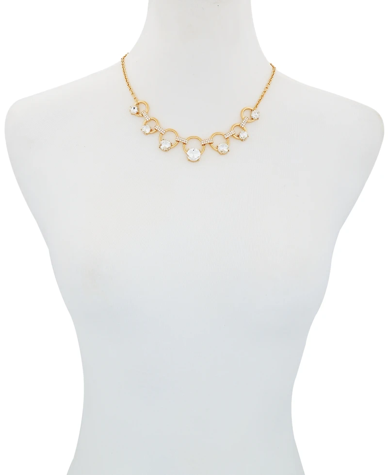 T Tahari Gold-Tone Pendant Statement Necklace