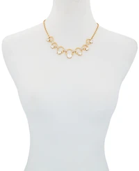 T Tahari Gold-Tone Pendant Statement Necklace