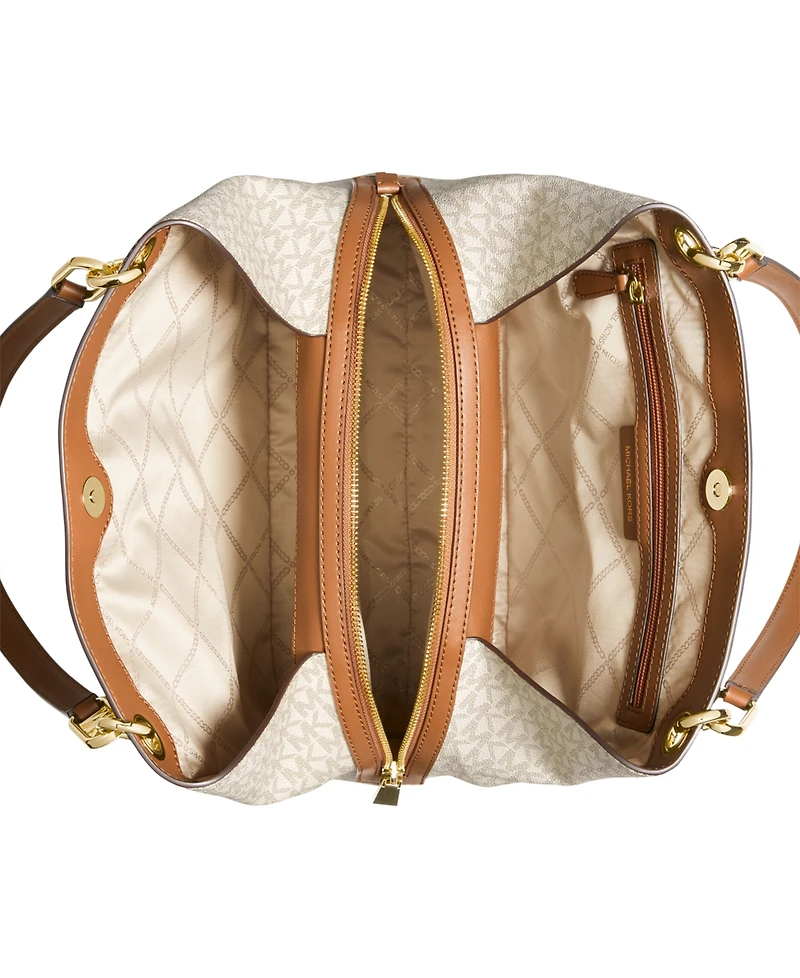 Michael Kors Kensington Large Logo Shoulder Tote