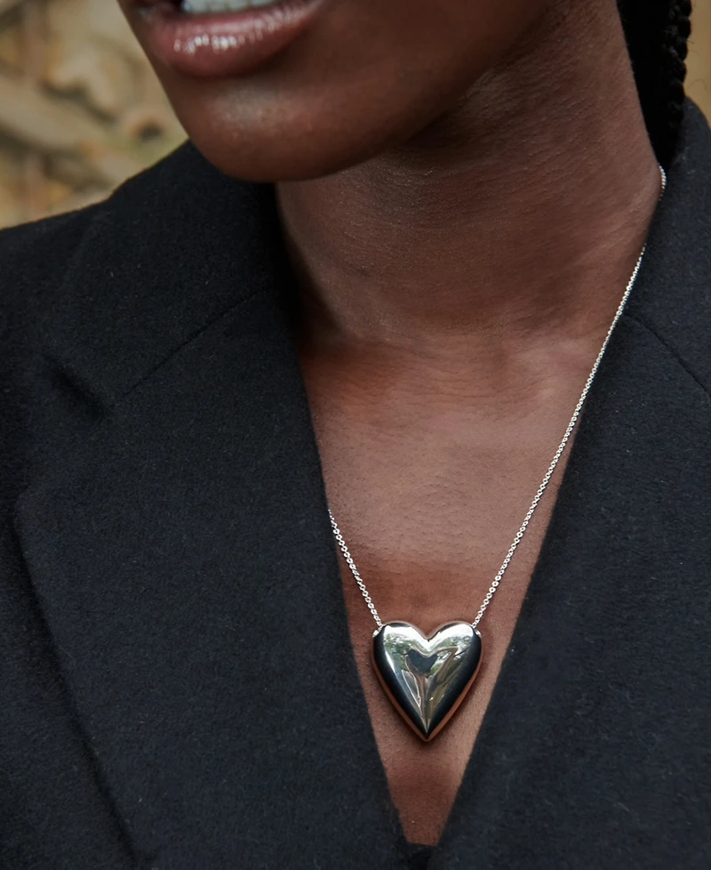 Oma The Label Heart Chain & Cord Pendant Necklace, 20-1/2" + 3" extender