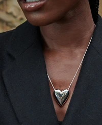 Oma The Label Heart Chain & Cord Pendant Necklace, 20-1/2" + 3" extender