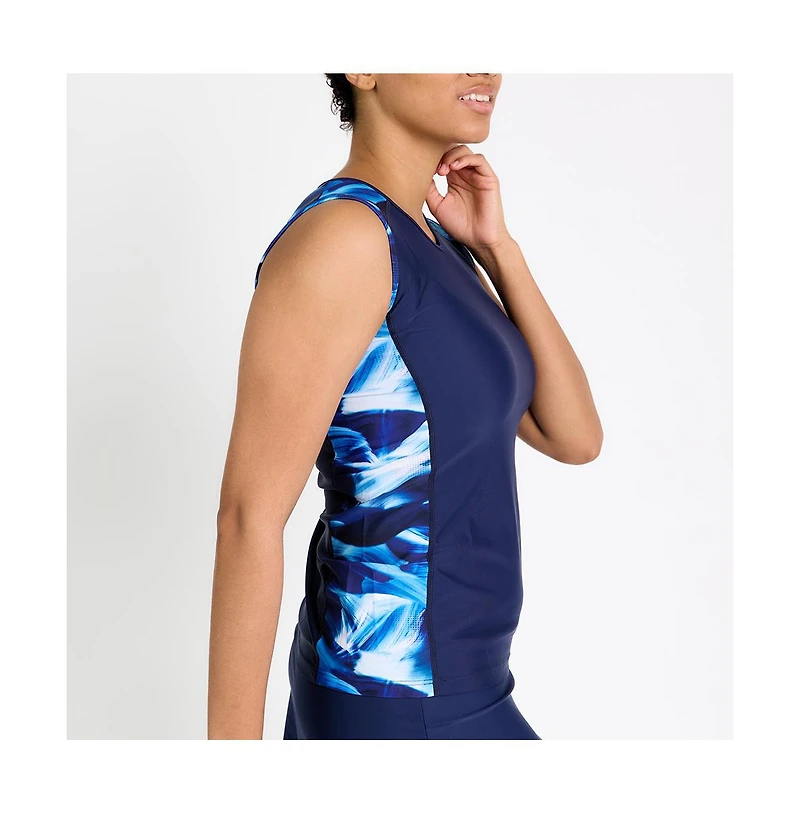 Calypsa Women's Loose Fit Maya Swim Top