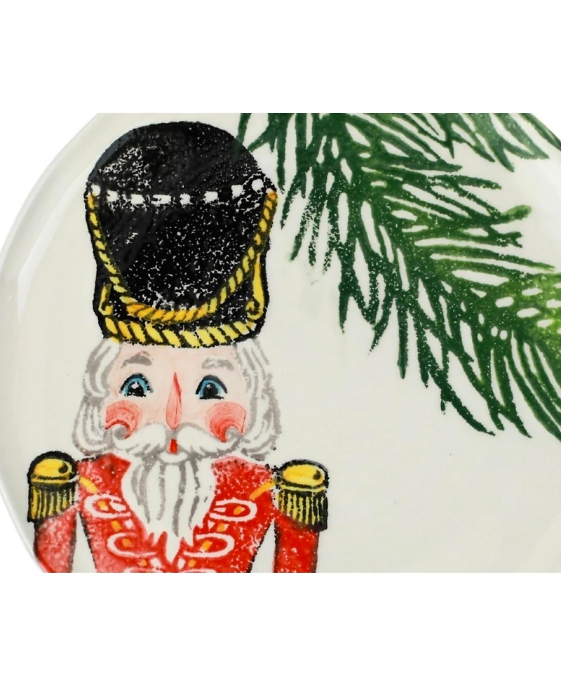 Vietri Nutcrackers Dinnerware Salad Plate