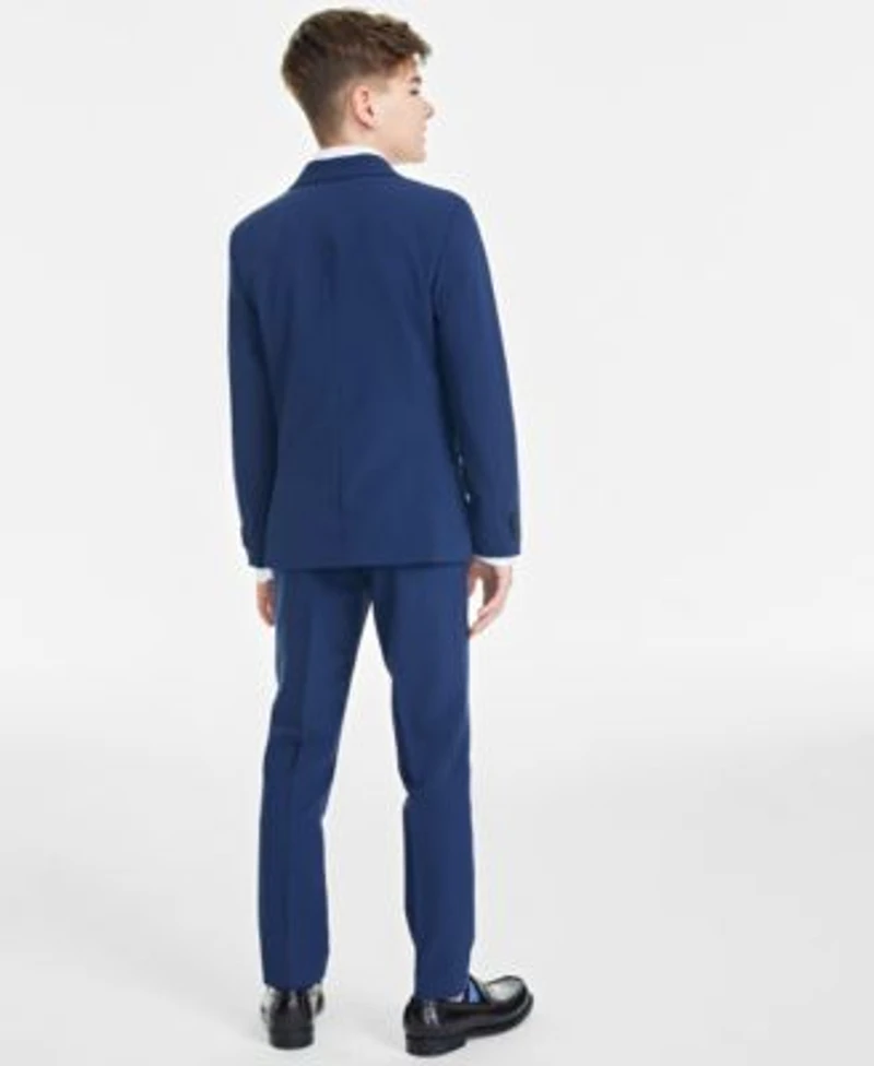 Kenneth Cole Reaction Big Boys Solid Slim Fit Suit Separates