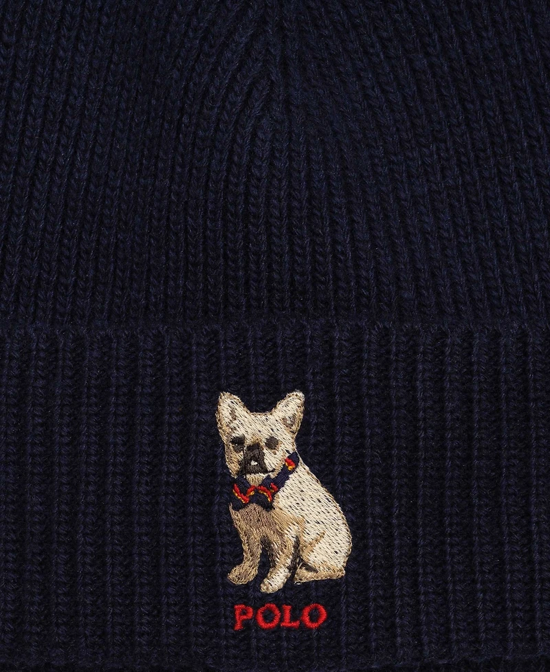 Polo Ralph Lauren Men's Embroidered Frenchie Beanie