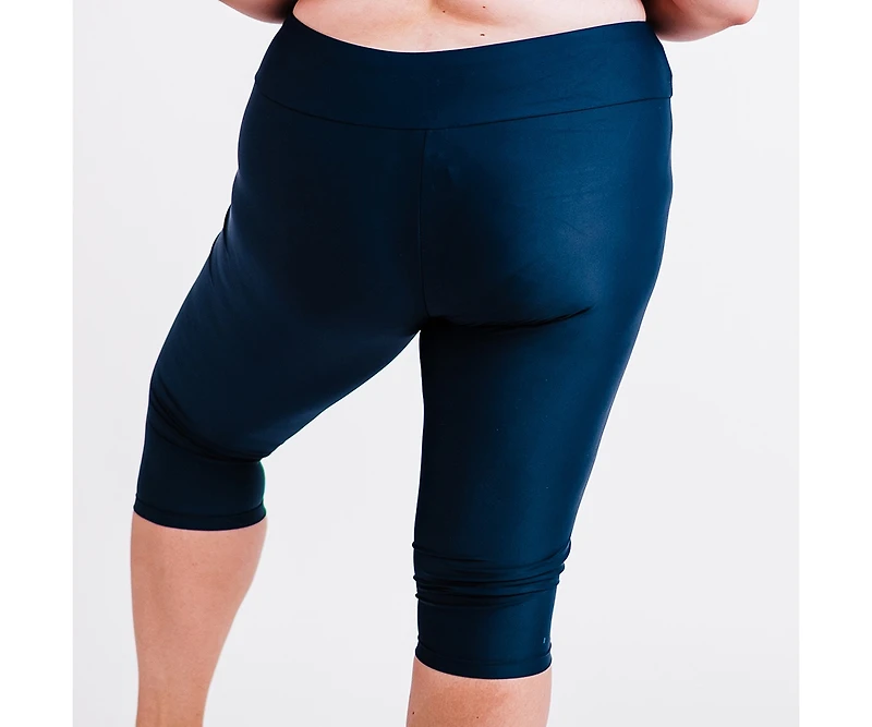 Calypsa Plus Capri Swim Leggings