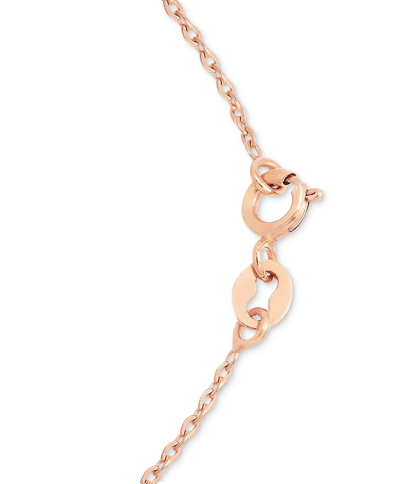 Multi-Gemstone (5/8 ct. t.w.) Cluster Pendant Necklace in 14k Gold over Sterling Silver, 18"