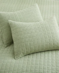 Levtex Mills Waffle Textured 3-Pc. Quilt Set, Full/Queen