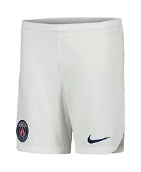 Big Boys Nike White Paris Saint-Germain 2023/24 Away Stadium Performance Shorts