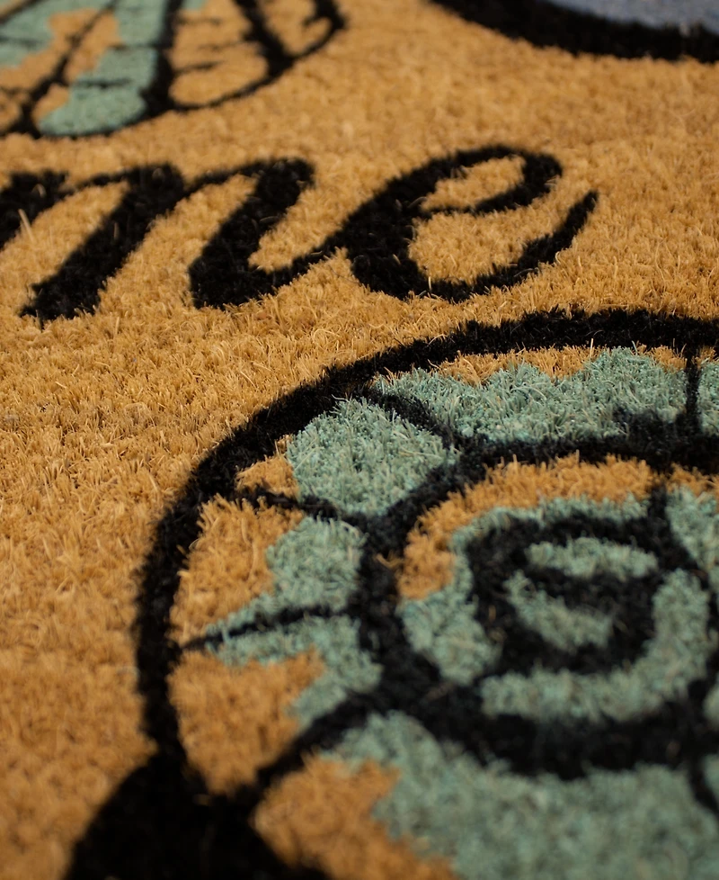 Storm Stopper Seashell All Weather Natural Coir 18" x 28" Doormat