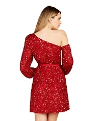 Women's One Shoulder Cocktail Dress