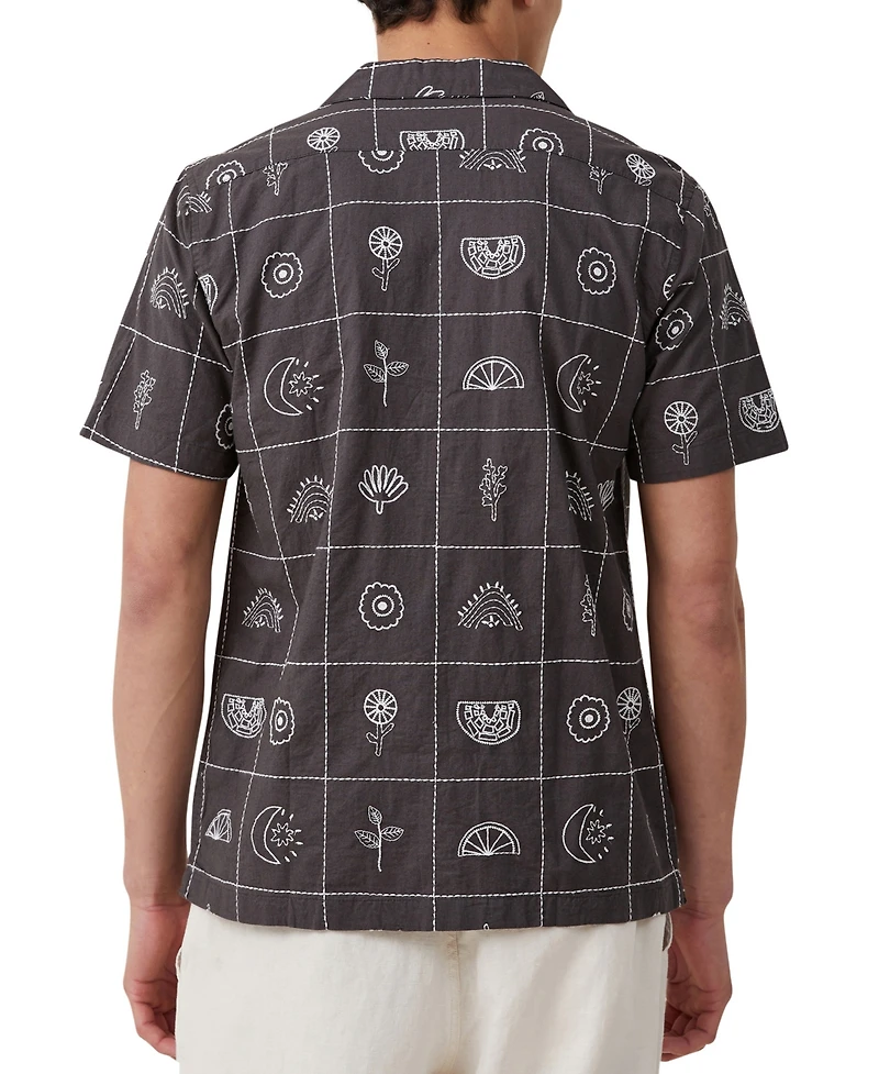 Cotton On Men's Cabana Short Sleeve Shirt