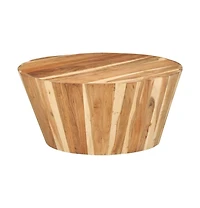 Coffee Table ˜25.6"x12.2" Solid Acacia Wood